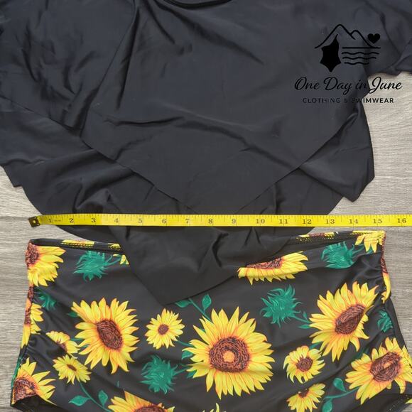 Charmleaks Flounce High Waist Tummy Conrtol Bikini Swimsuit Size XL - Picture 4 of 6